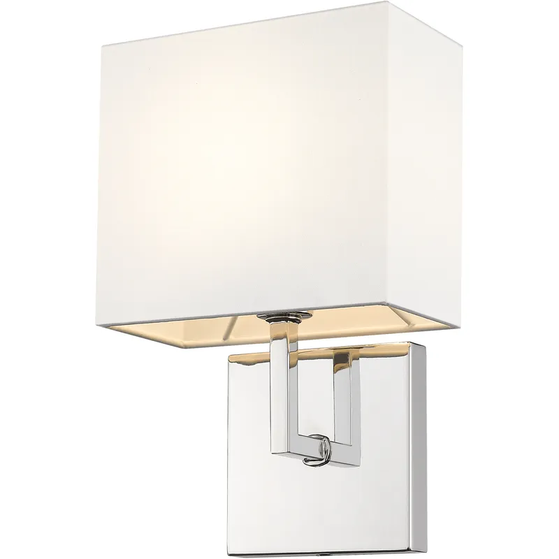 Saxon 1 Light 7 inch Polished Nickel Wall Sconce Wall Light