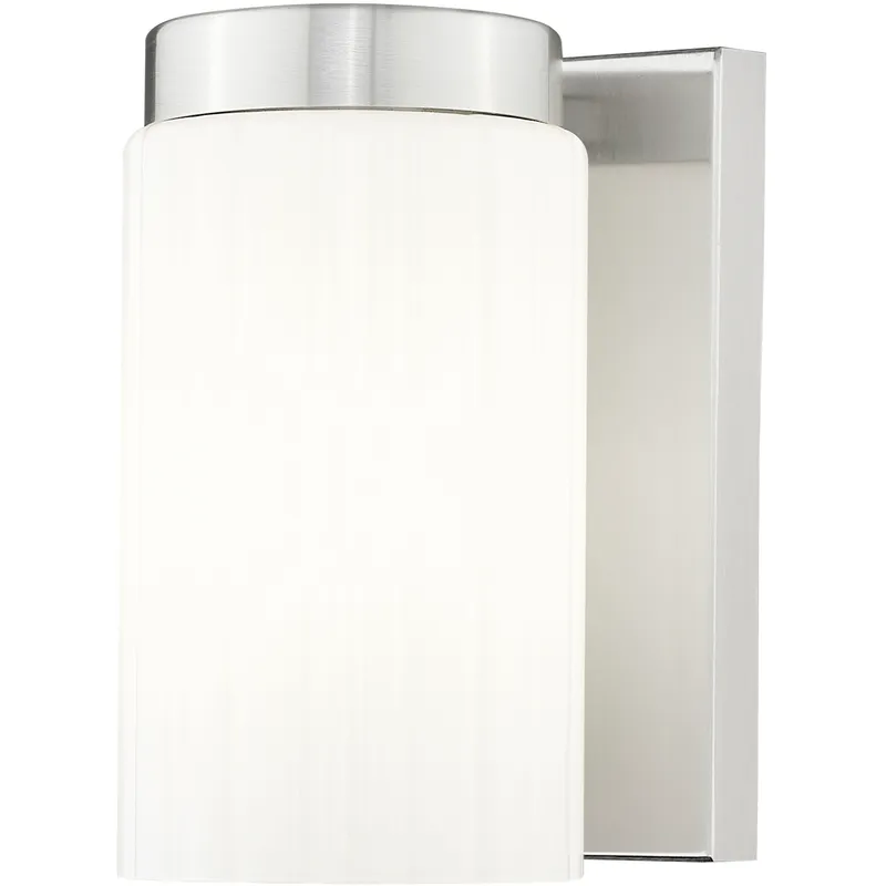Burk 1 Light 4.25 inch Brushed Nickel Wall Sconce Wall Light