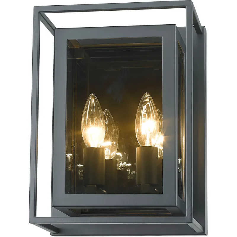 Infinity 2 Light 8.25 inch Misty Charcoal Wall Sconce Wall Light