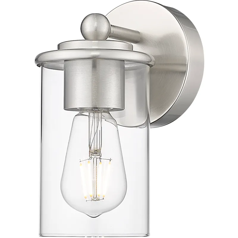 Thayer 1 Light 4.75 inch Brushed Nickel Wall Sconce Wall Light