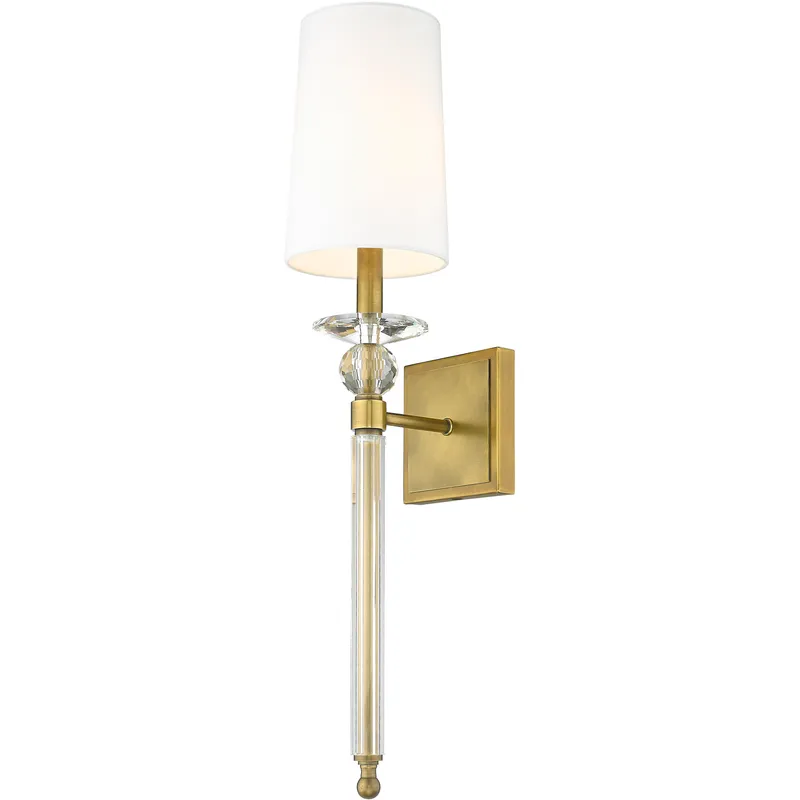 Ava 1 Light 5.5 inch Rubbed Brass Wall Sconce Wall Light
