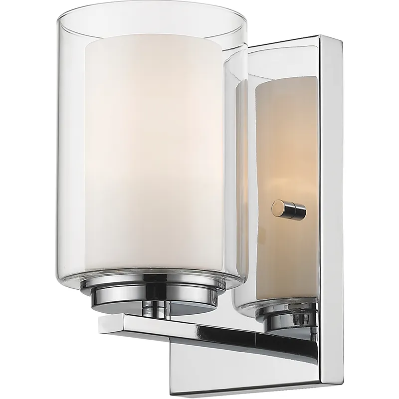 Willow 1 Light 4.5 inch Chrome Wall Sconce Wall Light