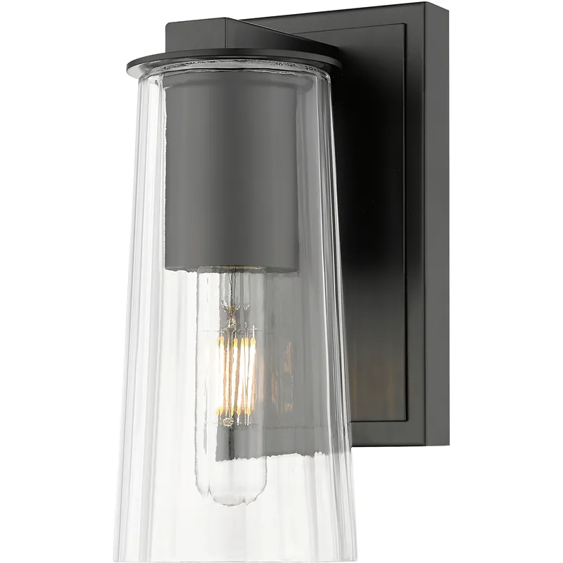 Titus 1 Light 4.5 inch Matte Black Wall Sconce Wall Light