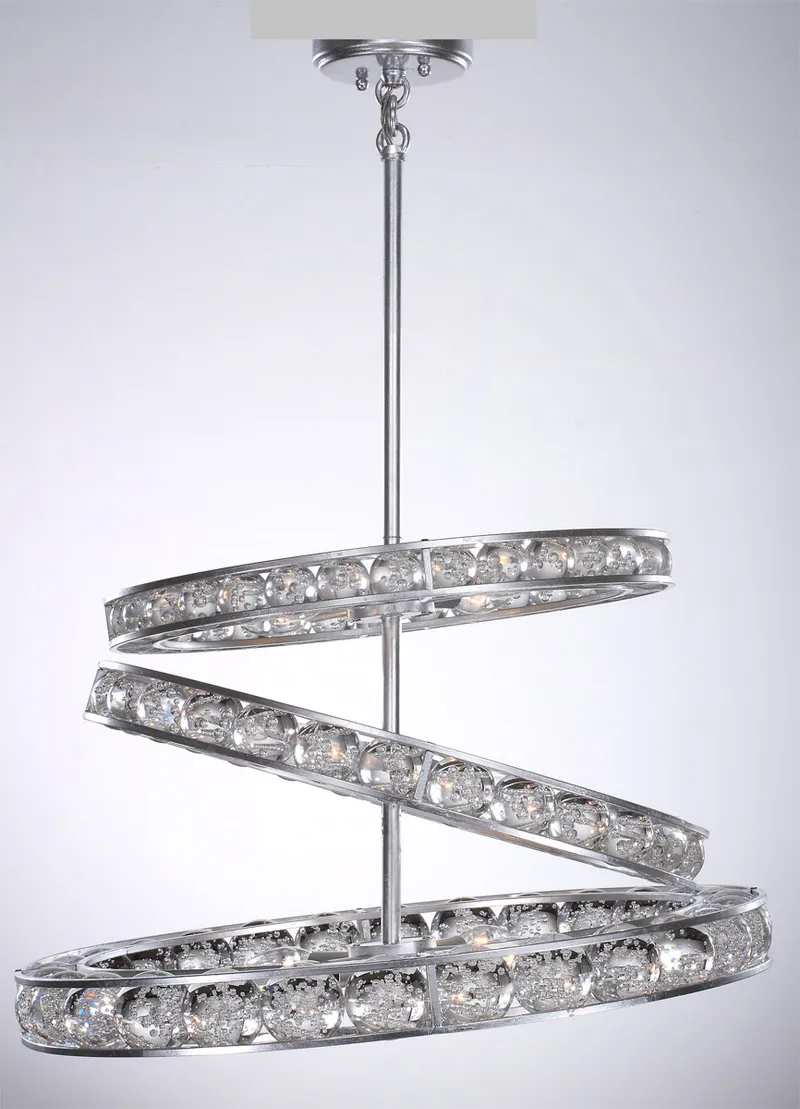 Imbrium 12 Light 23 inch Silver Leaf Chandelier Ceiling Light