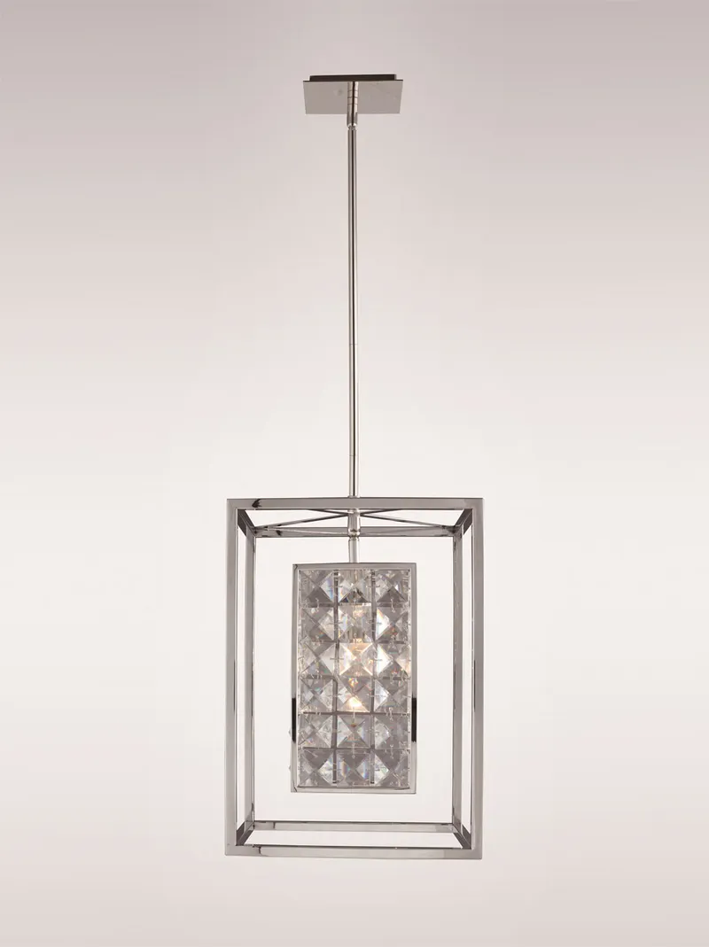 Struttura 1 Light 7.5 inch Stainless Steel Mini Pendant Ceiling Light