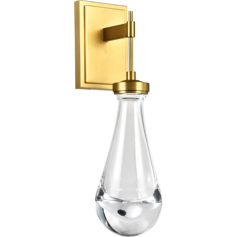 Vaso 1 Light 4.5 inch Aged Brass Wall Sconce Wall Light