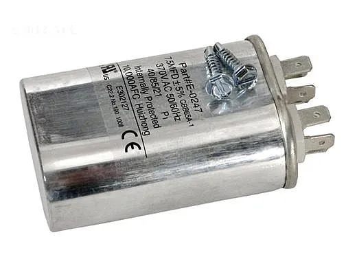 Zodiac R3001100 7.5/370 Microfarad Fan Motor Capacitor Replacement for Select Zodiac Jandy Pool and Spa Heat Pumps